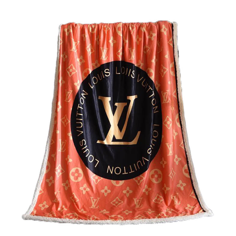 LOUIS VUITTON Blanket Cashmere Wool Brown LV Auth ar6928 ref.582241 - Joli  Closet