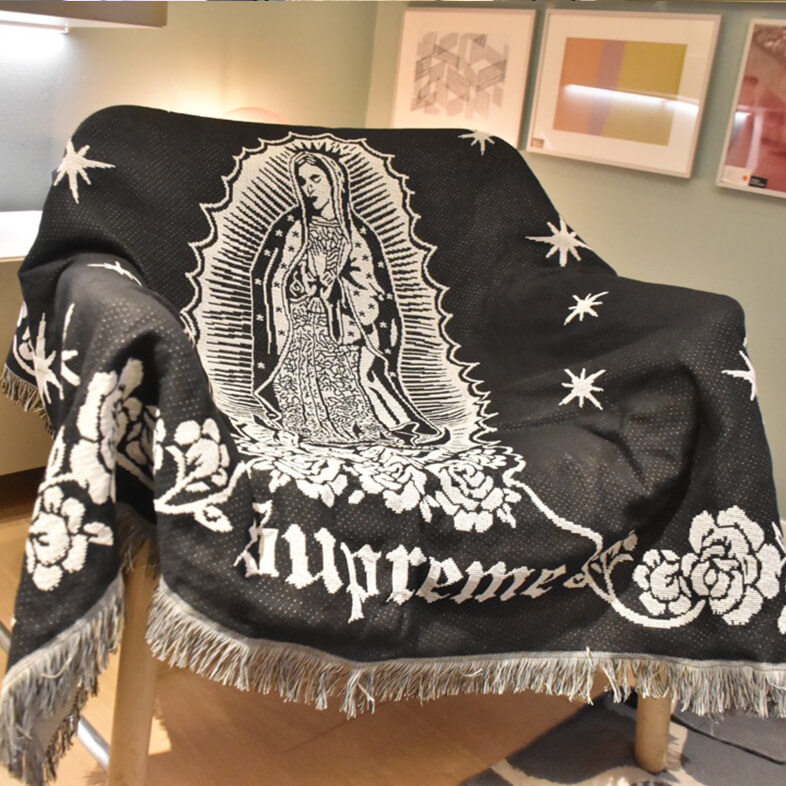 格安国産】 Supreme Supreme Virgin Mary Blanket Blackの通販 by sup｜シュプリームならラクマ 