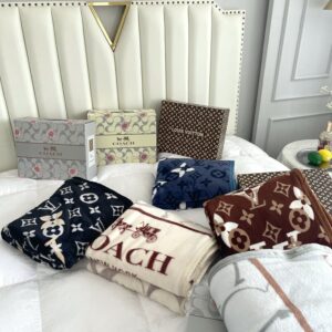 Louis Vuitton Inspired Throw Blankets by MadeWithLoveByLisaE