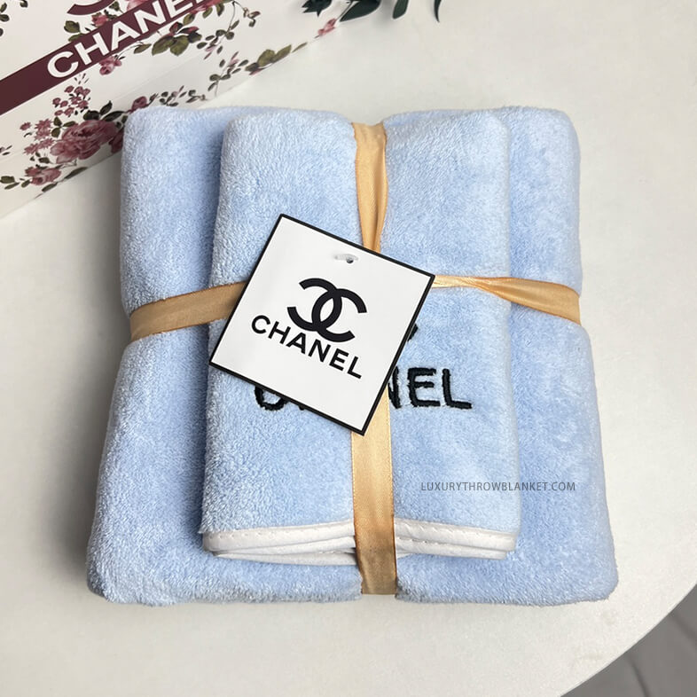 chanel hand towel