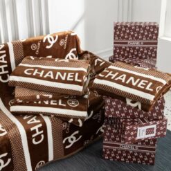 Chanel fleece blanket