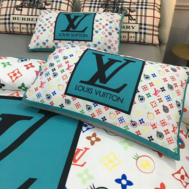 Louis Vuitton Inspired Bedsheet - Duvet And 4 Pillowcases