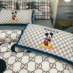gucci mickey mouse bedding set