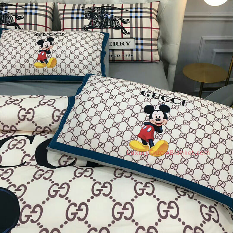 Louis Vuitton Mickey Mouse Bedding Sets