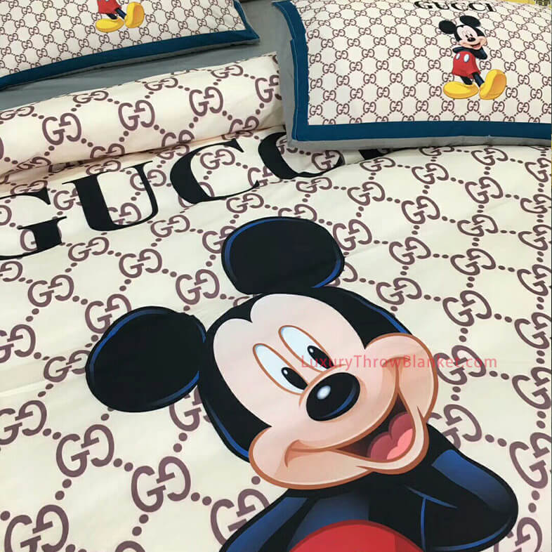Louis Vuitton Mickey Mouse Bedding Sets