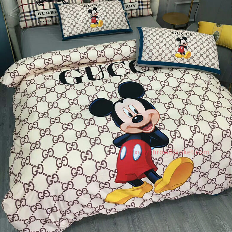 Buy Louis Vuitton Mickey Mouse Bedding Sets Bed Sets, Bedroom Sets
