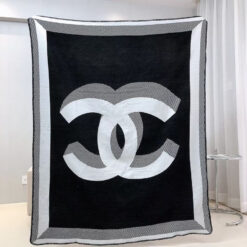 Chanel Logo Throw Blanket