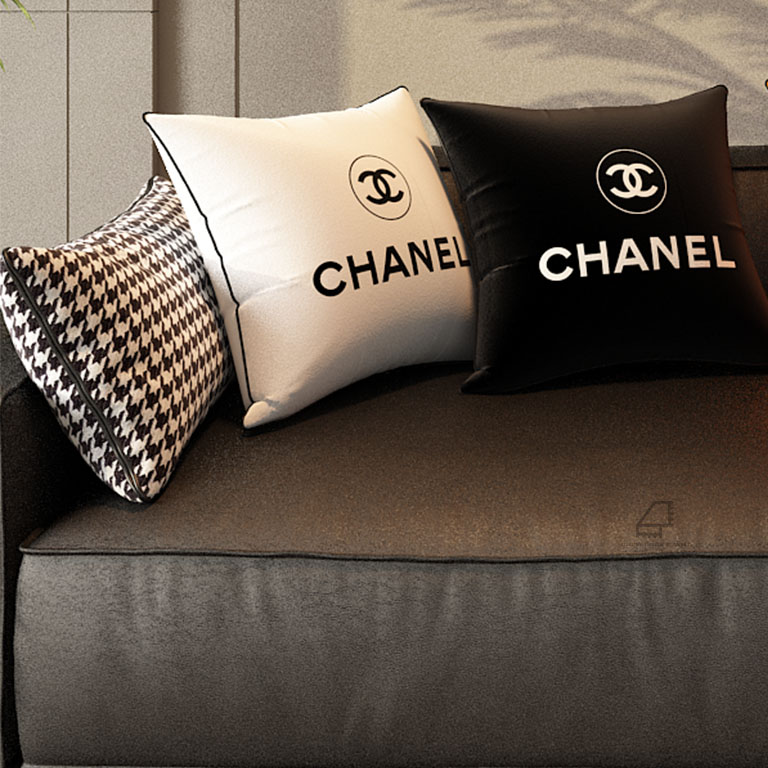 Chanel pillow case, pillow chanel