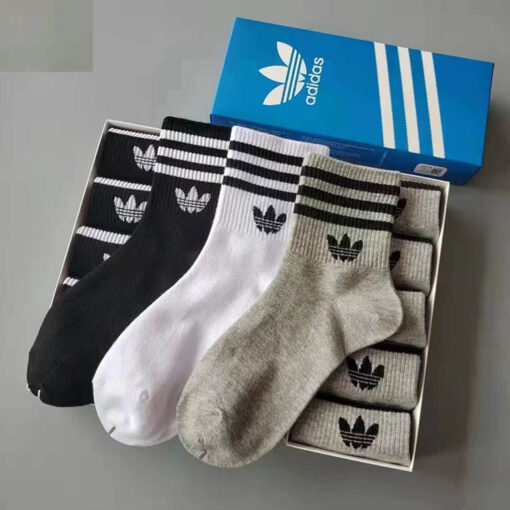 Adidas half crew socks man